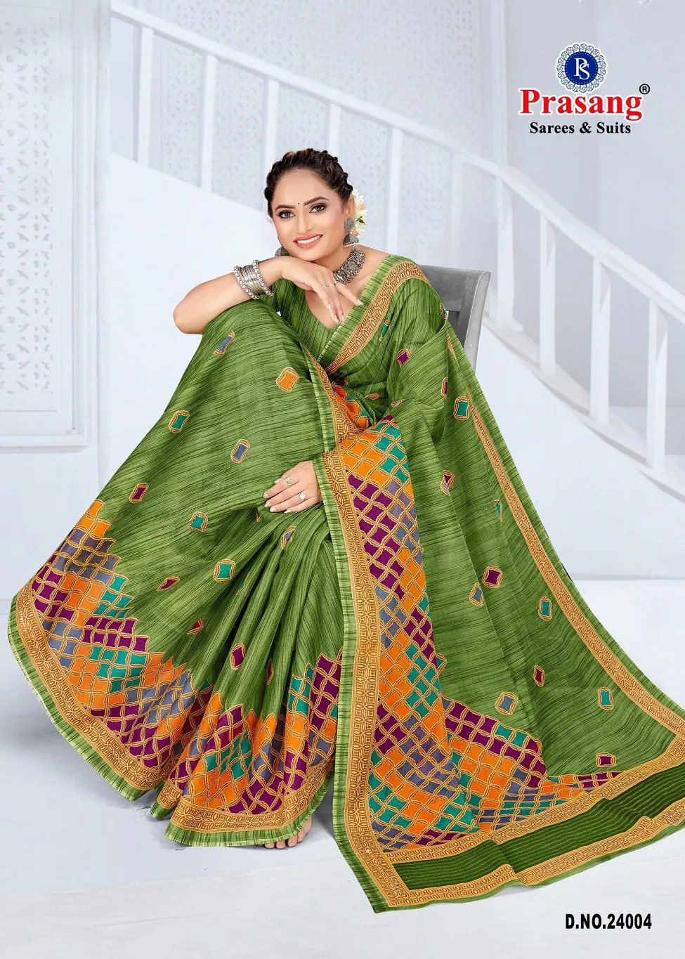 Prasang Suncity Vol 24 Cotton Printed Daily Wear Sarees Wholesale Online